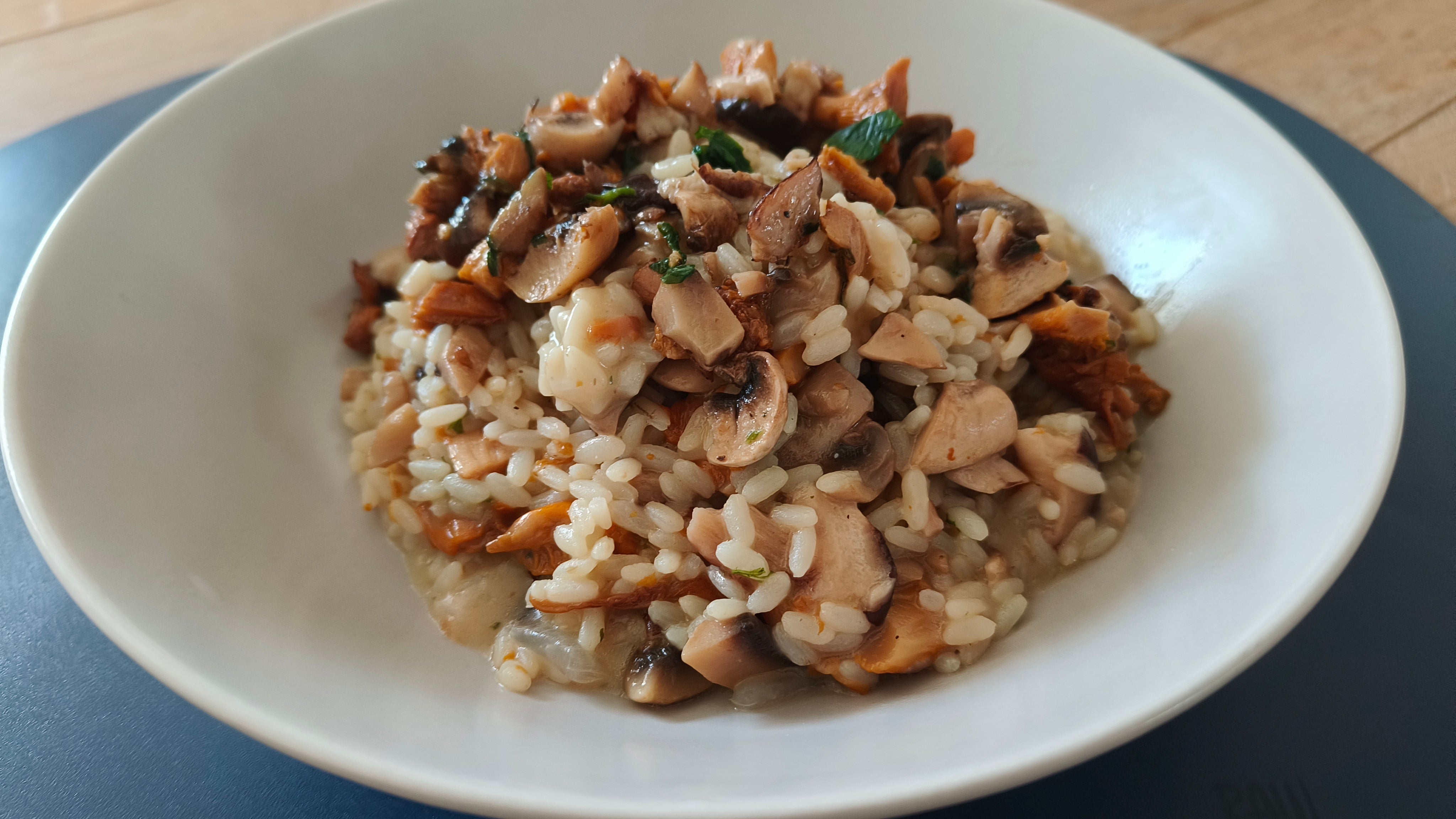 Risotto med blandede svampe